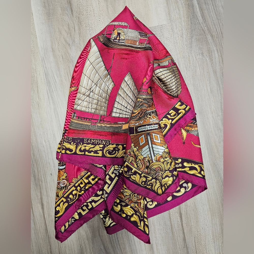 Hermes-Paris Silk Scarf